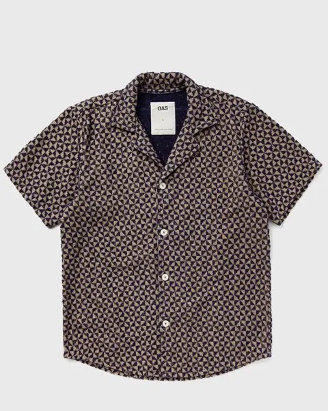 Рубашка Oas Puzzle Cuba Terry Shirt, синий