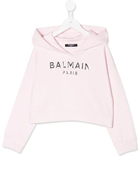 Balmain Kids худи с логотипом