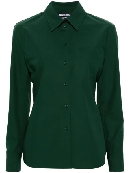 Jacquemus рубашка La Chemise De Costume, зеленый