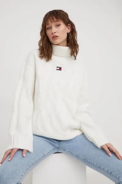 Свитер Tommy Jeans, бежевый