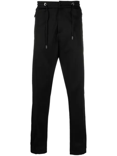 Philipp Plein спортивные брюки с кулиской, черный