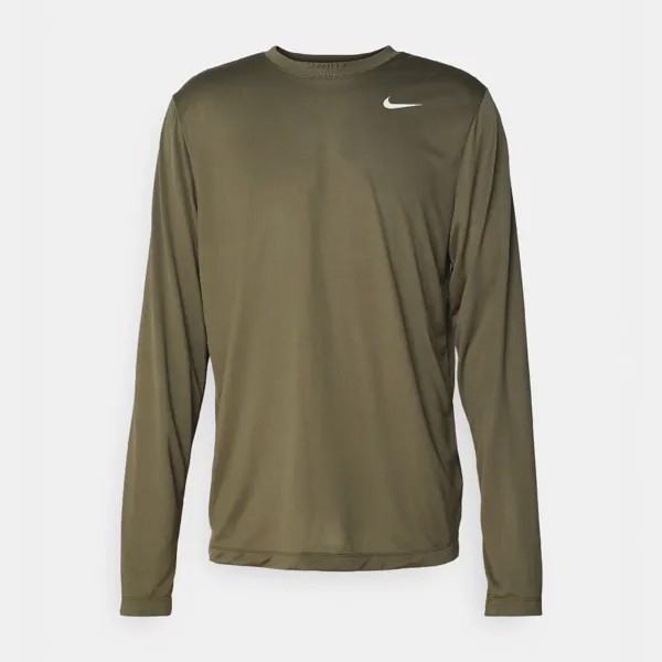 Лонгслив Nike Performance Tee Reset, оливковый