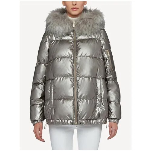 Куртка Geox для женщин W0428ST2658F1010, цвет стальной серый, размер 40