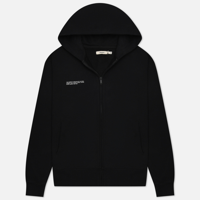 Мужская толстовка PANGAIA 365 Zipped Hoodie чёрный, Размер L