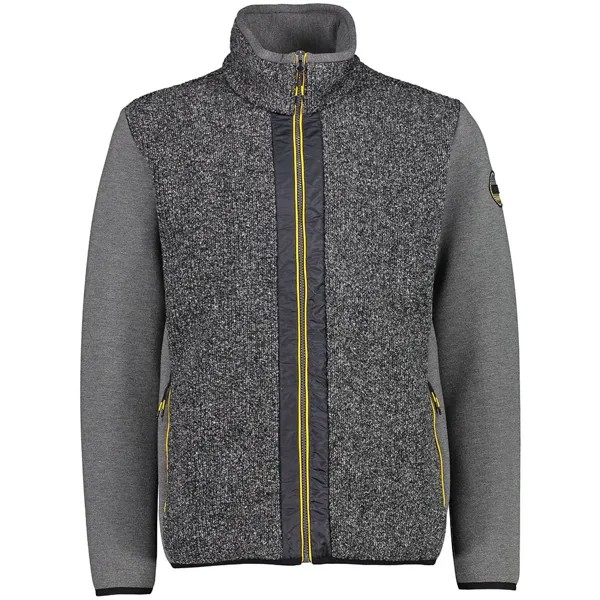 Толстовка на молнии CMP Full Zip 31M3527, серый