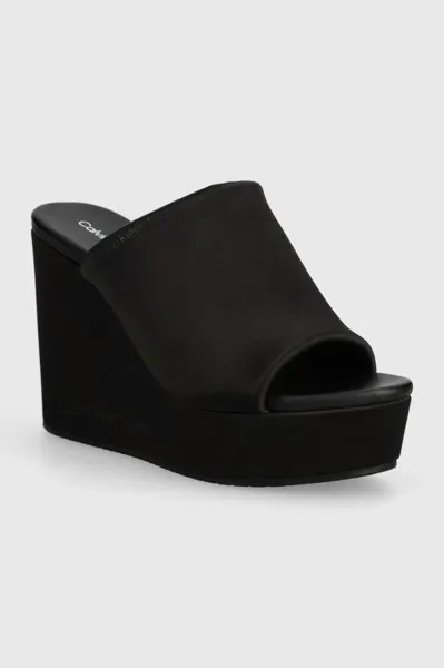 Шлепанцы Wedge Sandal Sat NYL DC Calvin Klein Jeans, черный