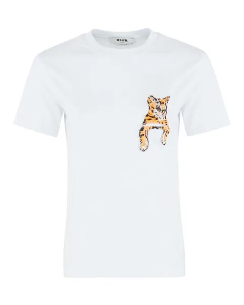 Хлопковая футболка MSGM
