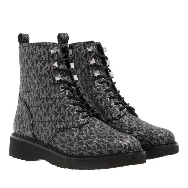 Ботинки haskell bootie black/silver Michael Michael Kors, черный