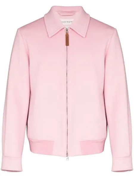 Alexander McQueen фетровый бомбер