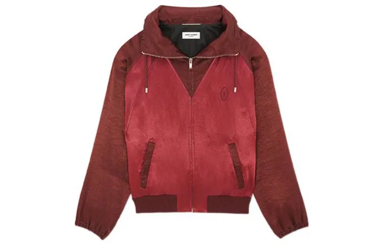 SAINT LAURENT Мужская куртка, цвет Burgundy