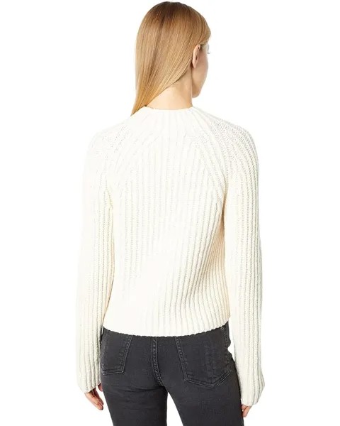 Свитер Vince Raglan Mock Neck Long Sleeve Sweater, естественный