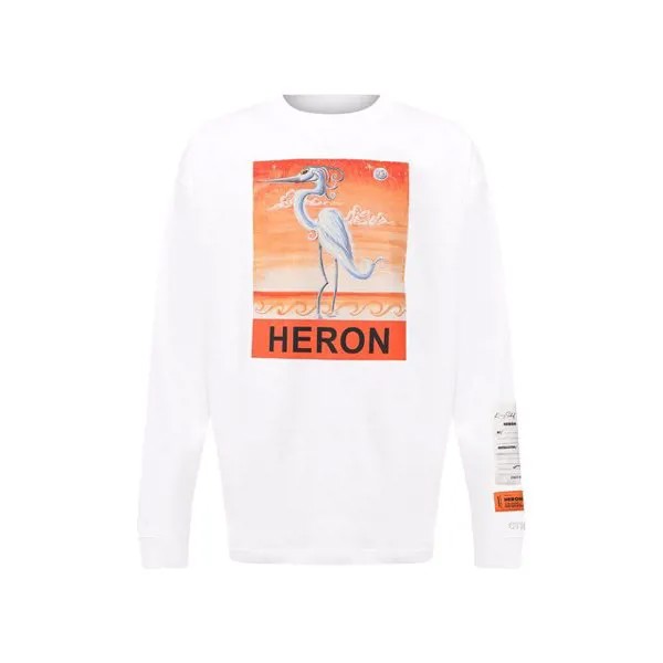 Хлопковый лонгслив Heron Preston