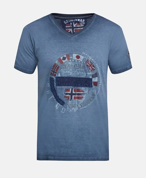 Футболка Geographical Norway, темно-синий