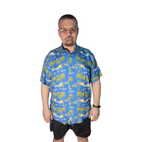 Рубашка Castelli, размер 10XL, синий