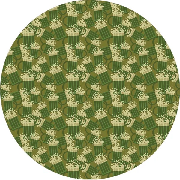 Парео женское JoyArty Пивное изобилие зеленое, 150x150 см