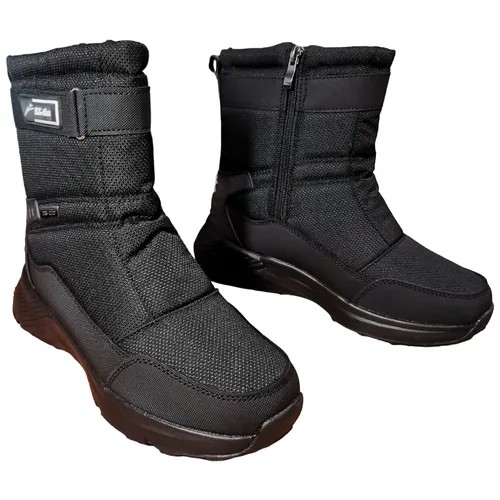 Ботинки (полусапоги) мужские зимние EX-TIM(R), черные, размер 44