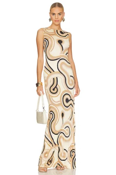 Платье Ronny Kobo Tobi, цвет Tonal Swirl