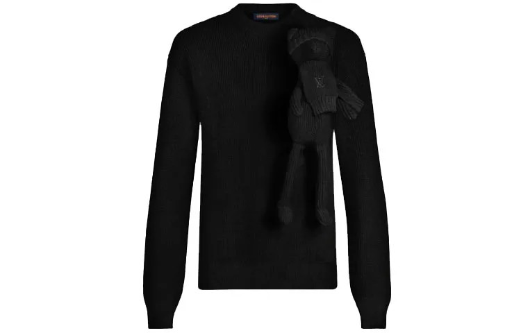LOUIS VUITTON Мужской свитер, цвет Black