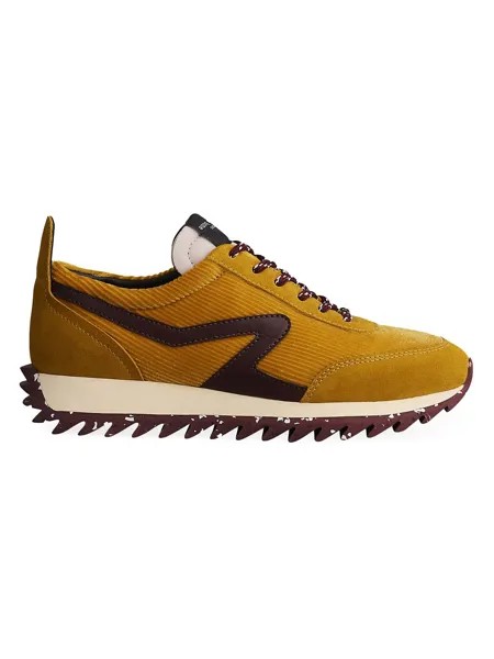 Вельветовые беговые кроссовки в стиле ретро rag & bone, золотой