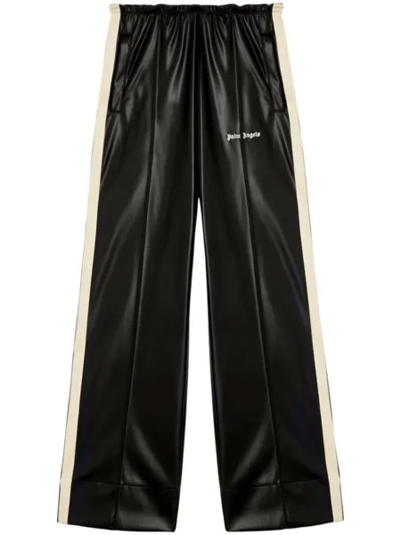 Palm Angels широкие спортивные брюки с вышитым логотипом, черный