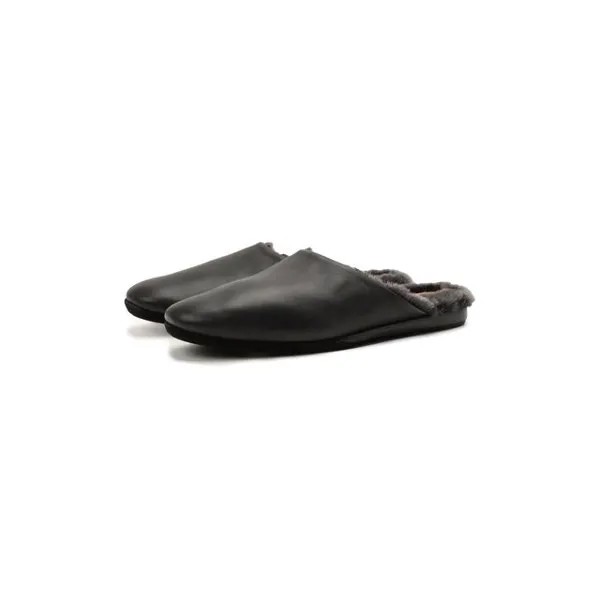 Кожаные домашние туфли Santoni
