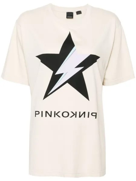 PINKO футболка с принтом