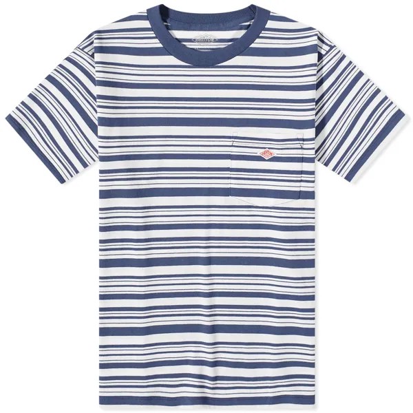 Футболка Danton Stripe Pocket, темно-синий/белый