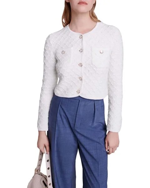 Мирталина Кардиган Maje, цвет Ivory/Cream