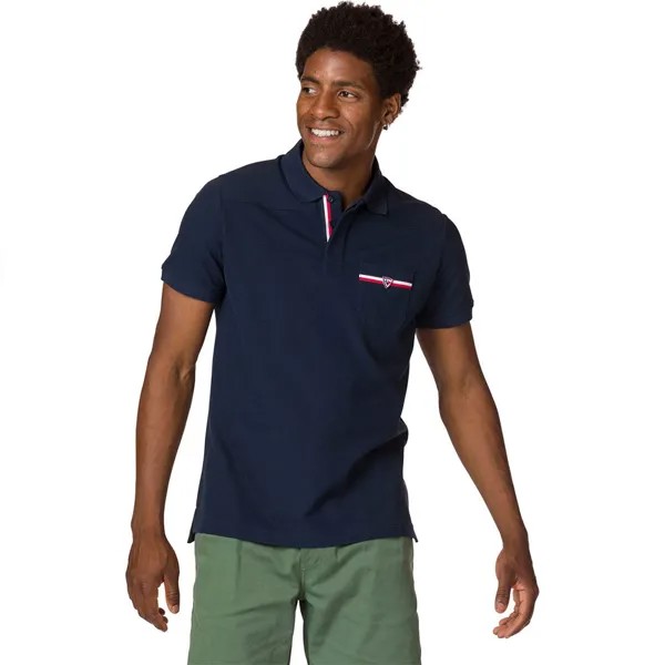 Поло Rossignol Logo Pocket, синий