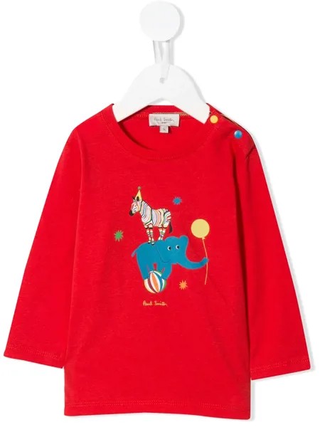 Paul Smith Junior футболка Circus с длинными рукавами