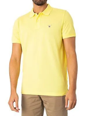 Мужская рубашка-поло GANT Original Pique Rugger, желтая