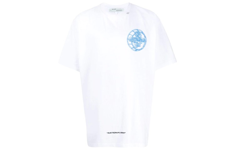 Футболка свободного кроя с 3D-принтом Off-White, белый