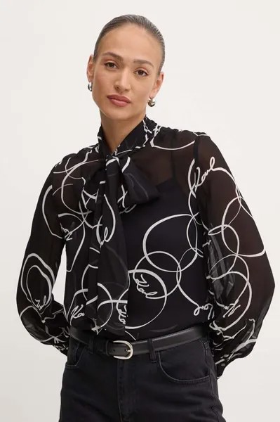 Блуза Karl Lagerfeld, черный