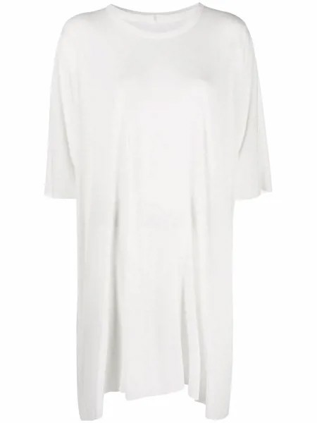 Rick Owens футболка оверсайз асимметричного кроя
