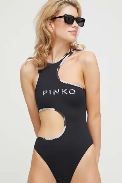 Цельный купальник Pinko, черный