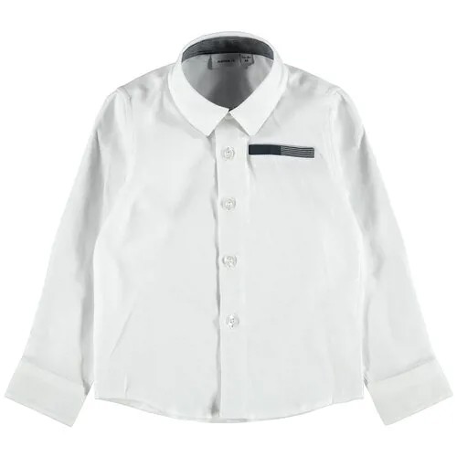 Name it, рубашка для мальчика, Цвет: белый, размер: 92