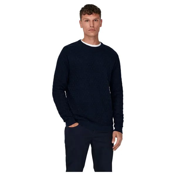 Свитер Only & Sons Kalle Crew Neck, синий