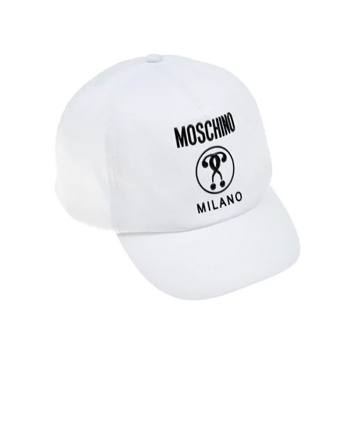 Белая бейсболка с логотипом Moschino детская