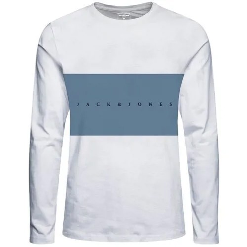 Jack & Jones, футболка для мальчика С длинными рукавами, Цвет: темно-синий, размер: 152