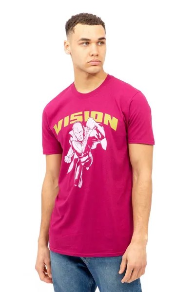 Хлопковая футболка Vision Marvel, розовый