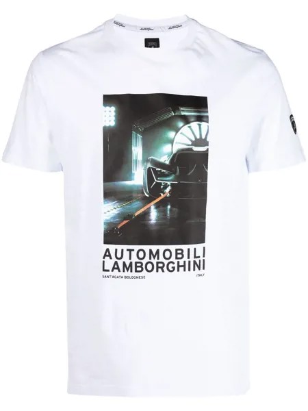 Automobili Lamborghini футболка с графичным принтом