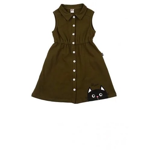 Платье Mini Maxi, модель 4627, цвет хаки, размер 140
