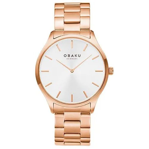 Наручные часы OBAKU Часы Obaku V260LXVISV, золотой, серебряный