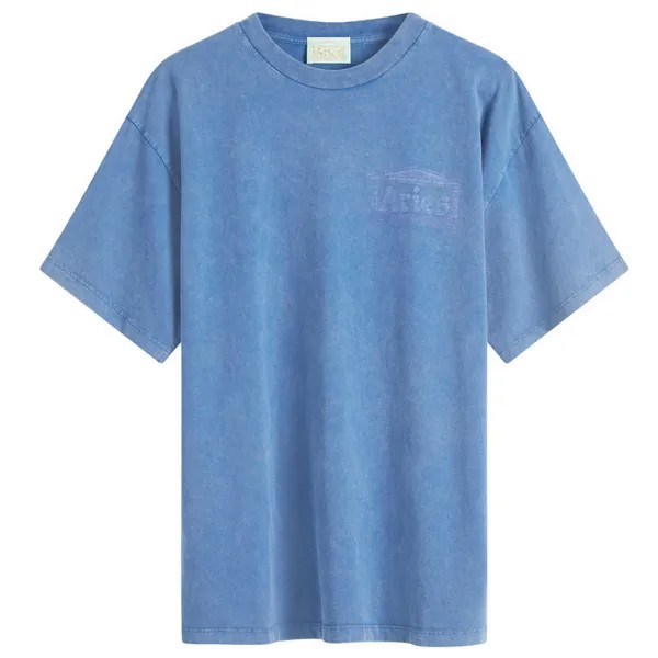 Футболка Aries Aged Ancient Temple T-Shirt, синий