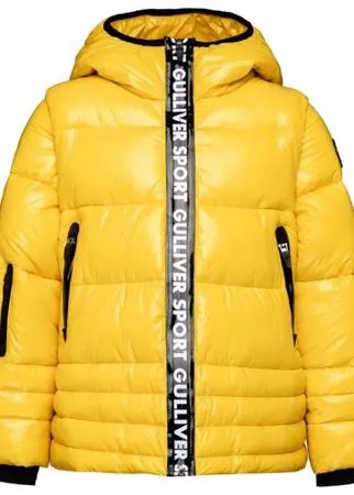 Куртка Gulliver 219FGC4102 размер 110, желтый