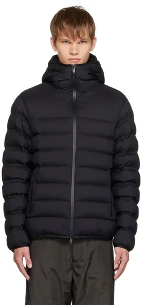 Черный пуховик Moncler Arroux