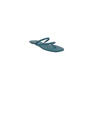 Женские синие шлепанцы SCHUTZ с ремешками Sitara Round Toe Slip On Flip Flop Sandal 7,5 B