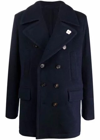 Lardini двубортное шерстяное пальто