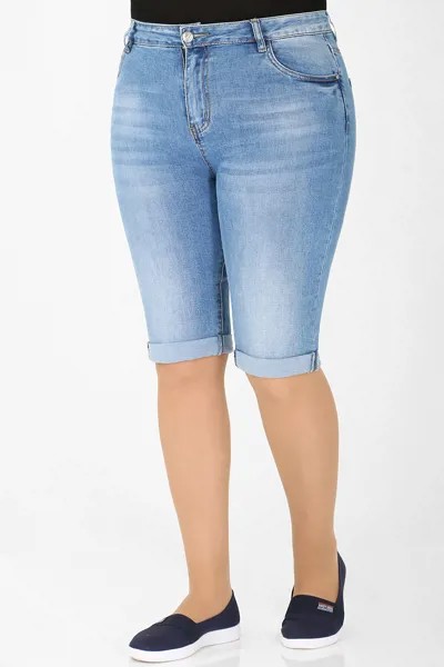 Бриджи женские AlmondShop М-12 602.С1 синие 62 RU