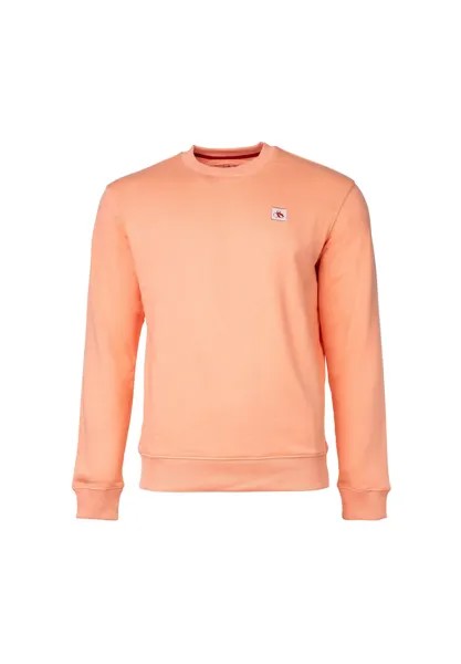 Мужская толстовка - толстовка Essential Logo Badge, свитер, круглый вырез, длинный рукав SCOTCH & SODA, цвет Koralle